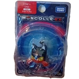 2 AVAIL BNIB Moncolle EX Litten Tomy Pokemon Asia Japan Action Figure Toy‎ Vinyl